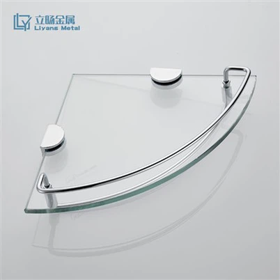 Krom sochiqli shisha tokcha